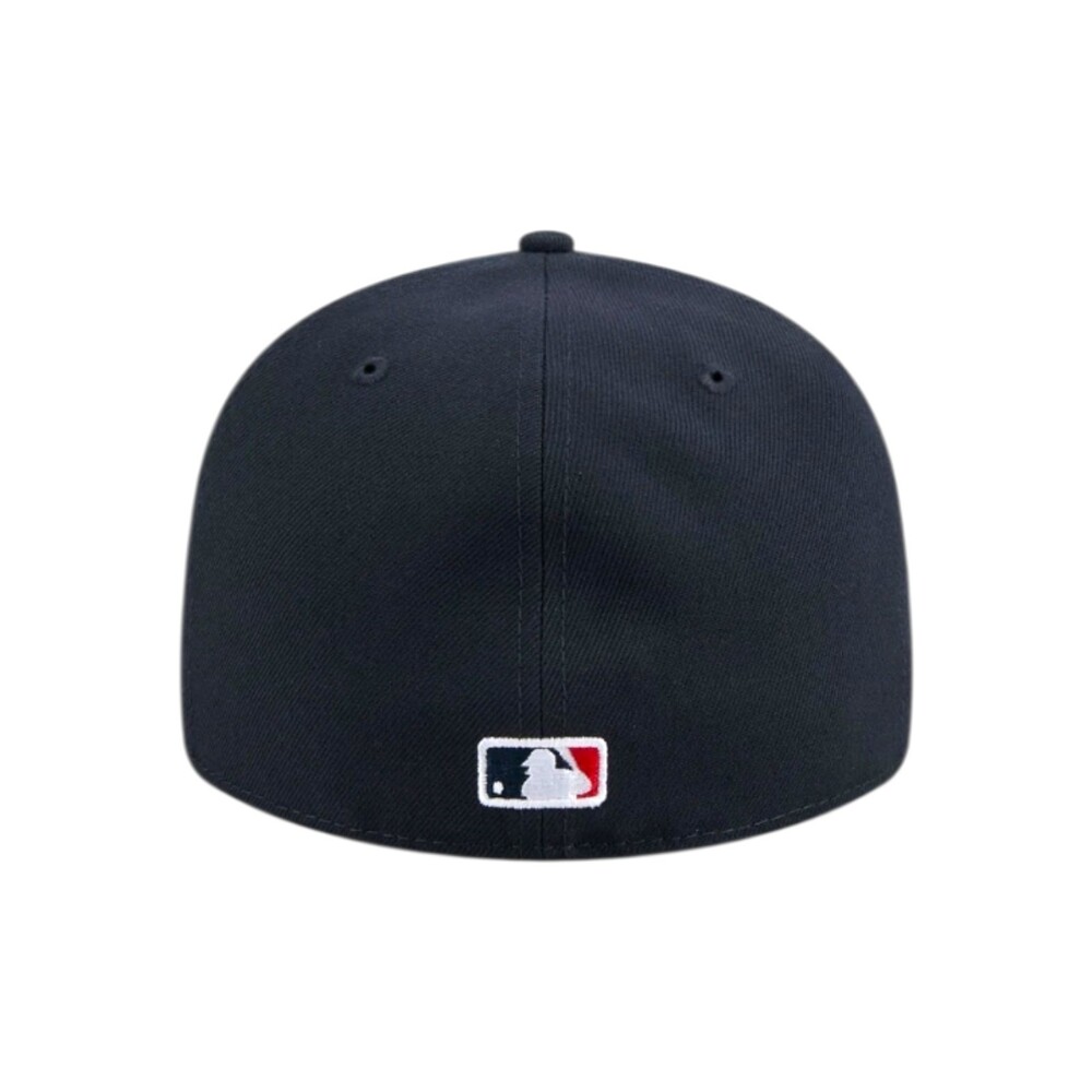 New Era 59FIFTY Atlanta Braves Fitted Hat Size 7 Navy MLB On Field Cap NWOT - Picture 3 of 8